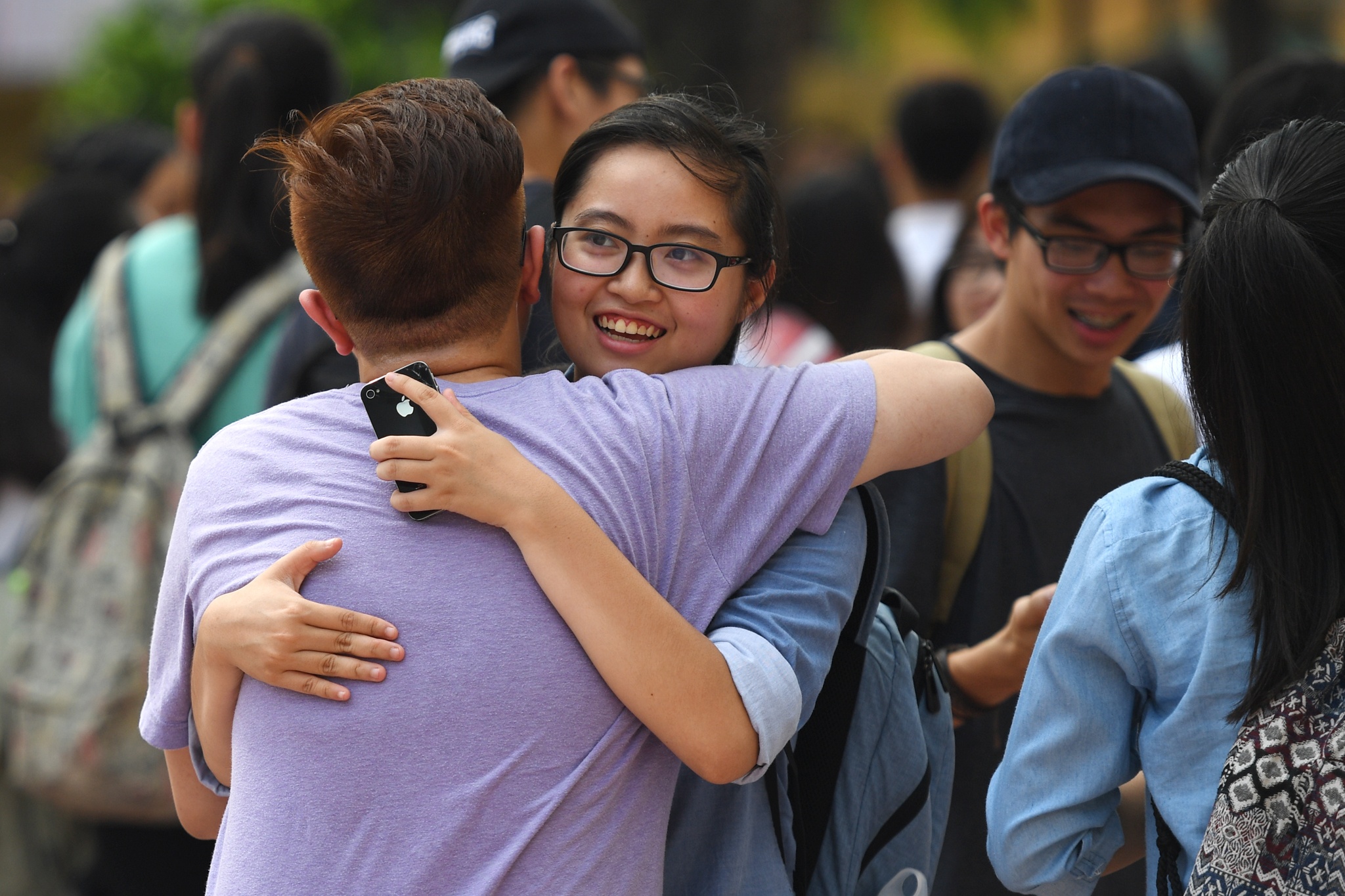 thi sinh tu tin truoc ky thi THPT anh 20