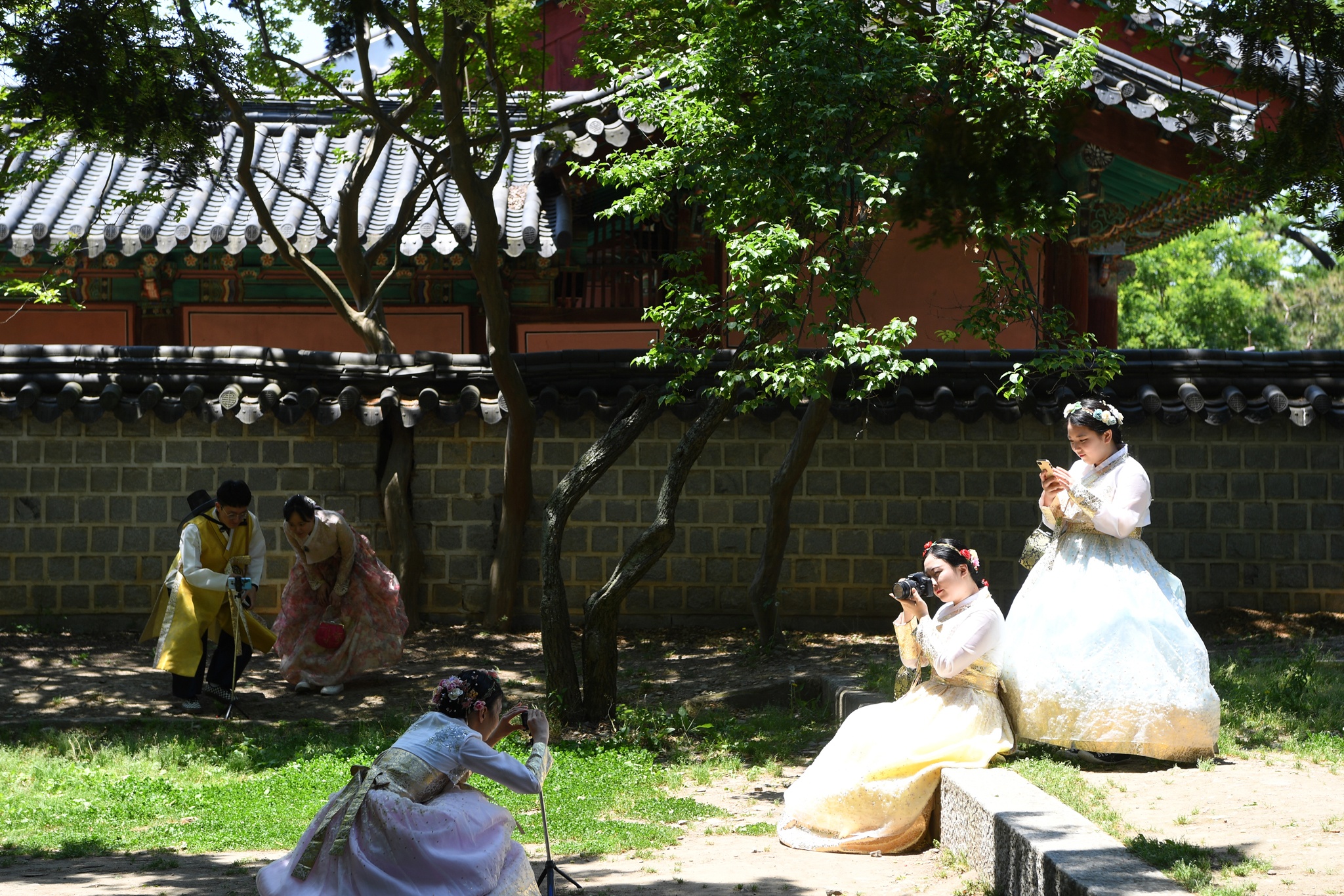 thieu nu Han xinh dep mac hanbok anh 5