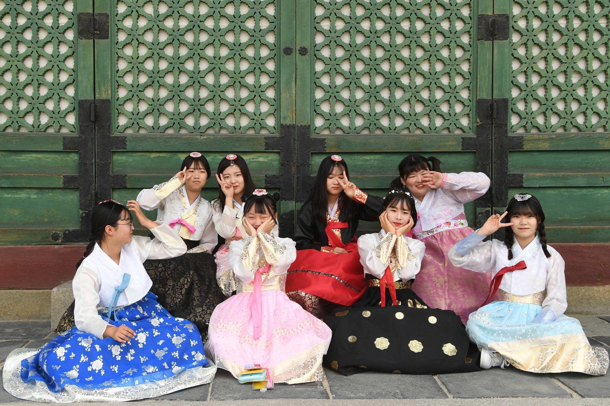 thieu nu Han xinh dep mac hanbok anh 14