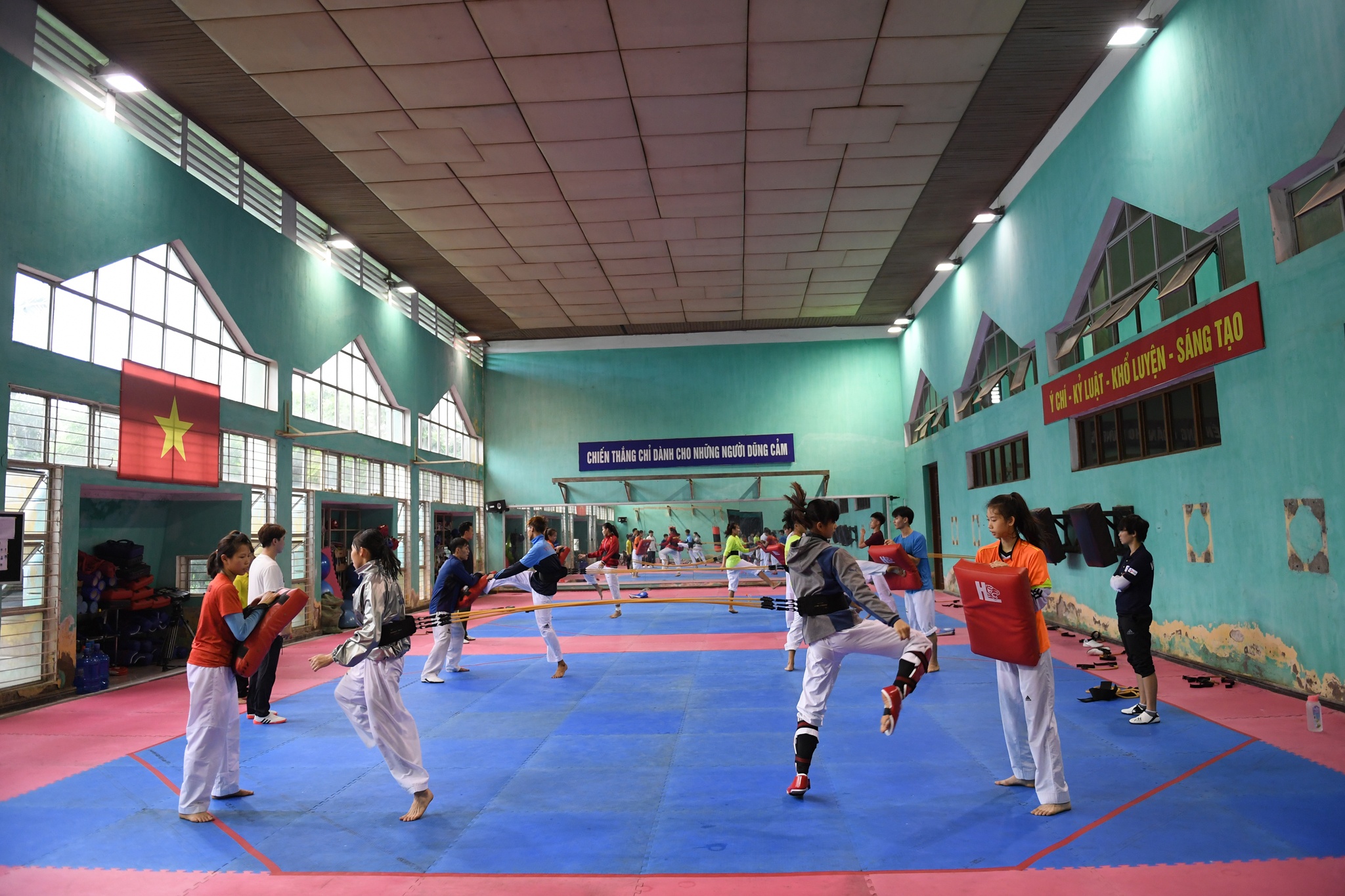 taekwondo Viet Nam tap luyen dac biet anh 1