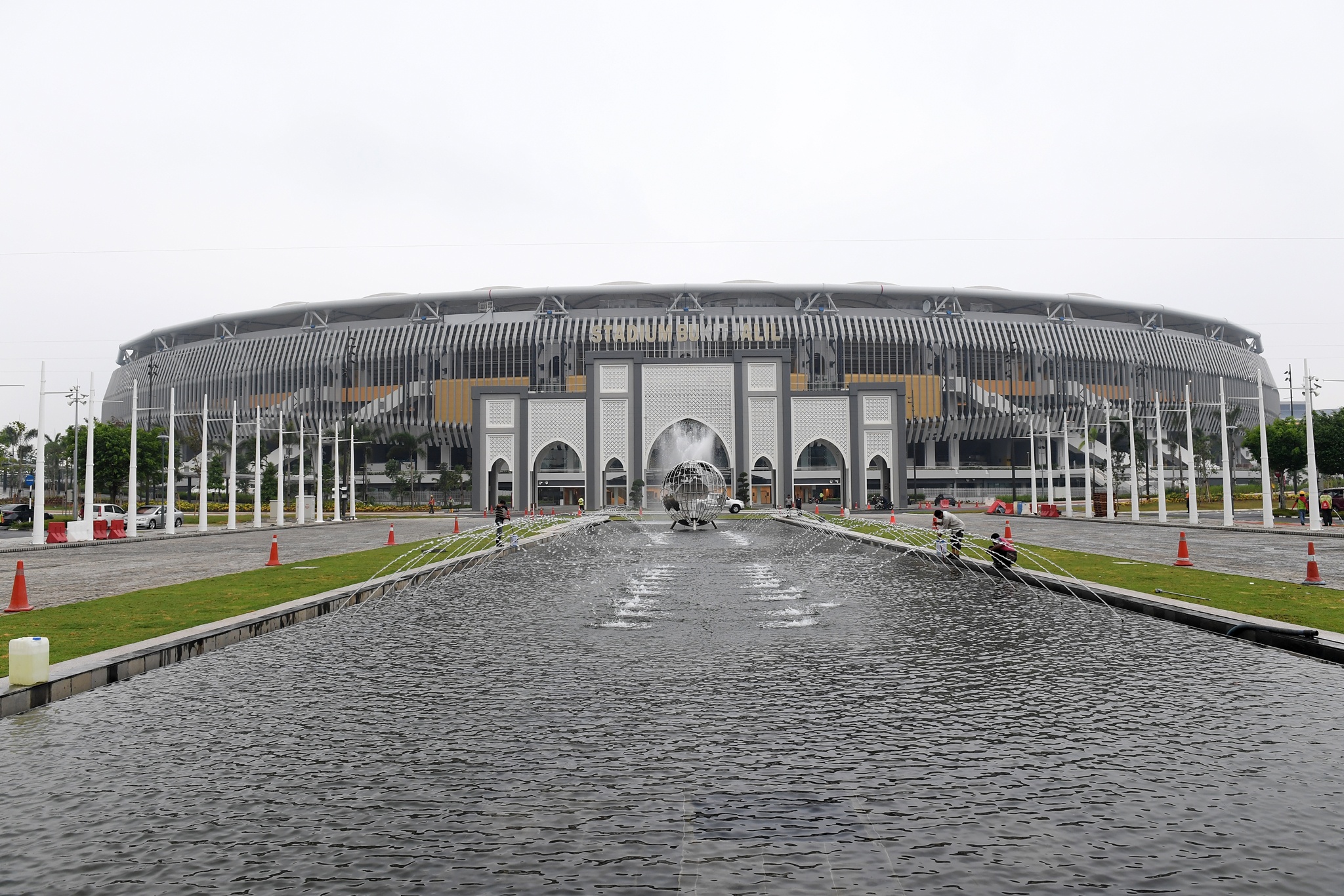 sân Bukit Jalil ngổn ngang sửa chữa ảnh 1 san Bukit Jalil ngon ngang sua chua anh 1