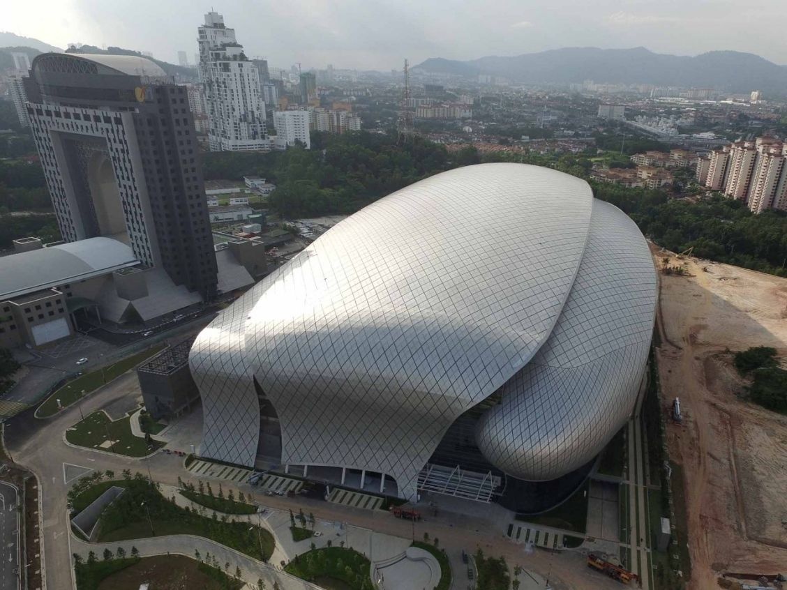 Cung thi dau the thao da nang hien dai tam chau luc cua SEA Games 29 hinh anh