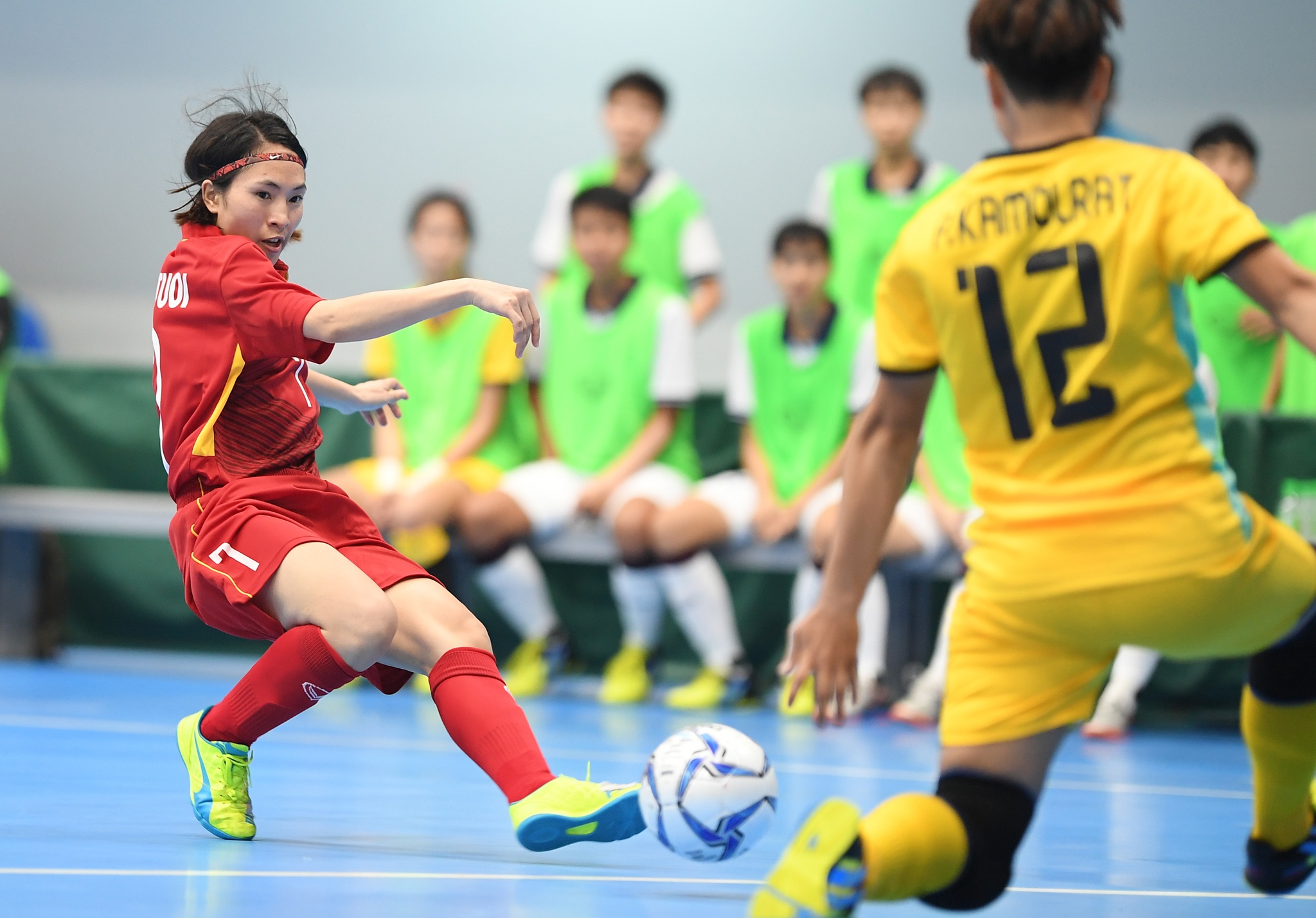 futsal nu Viet Nam thua Thai Lan anh 7