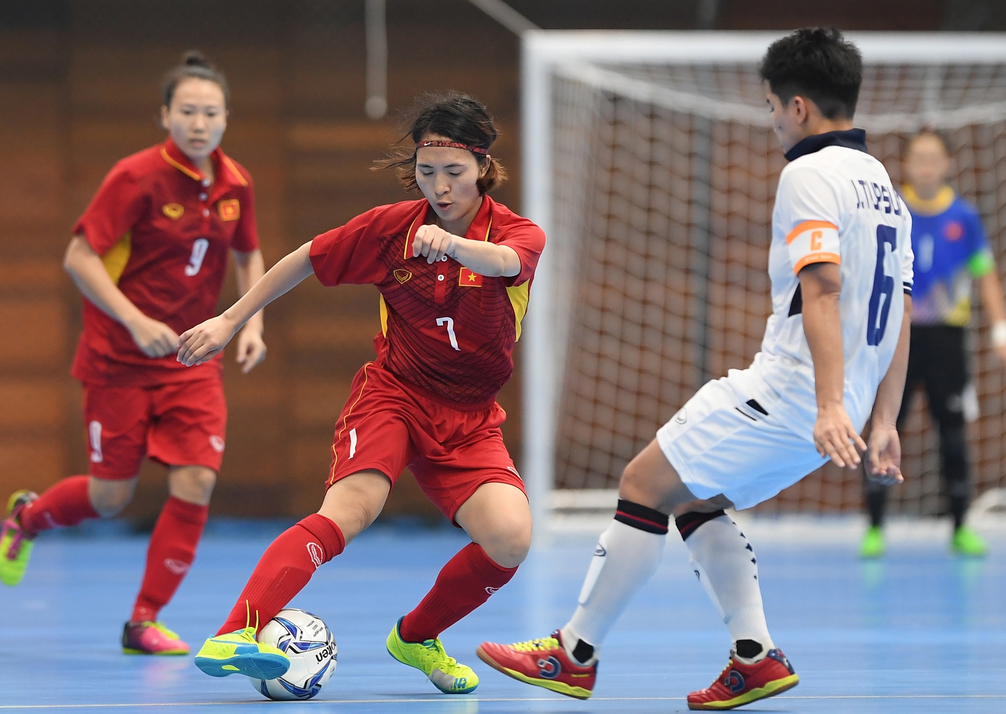 futsal nu Viet Nam thua Thai Lan anh 13