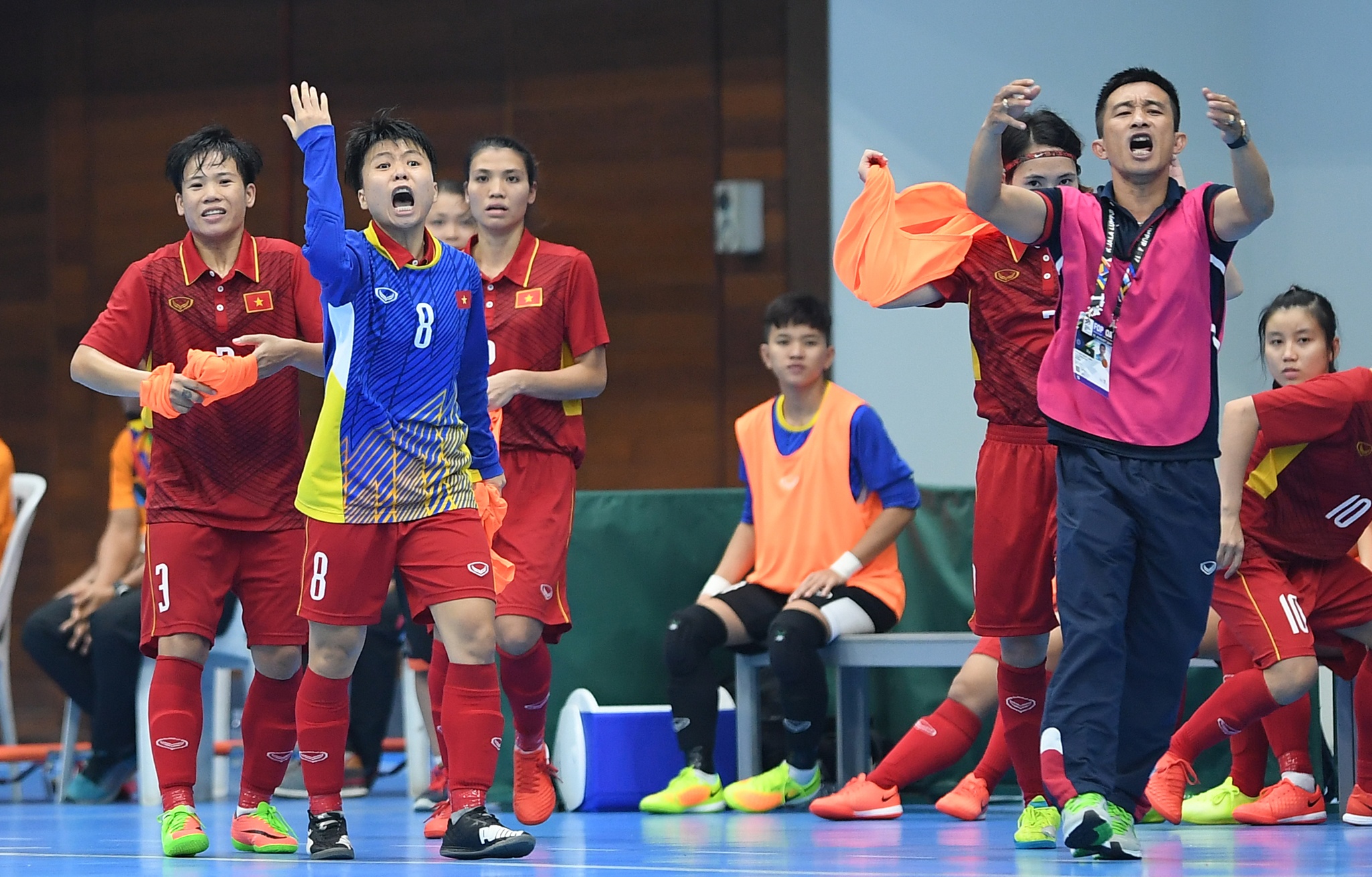 futsal nu Viet Nam thua Thai Lan anh 17
