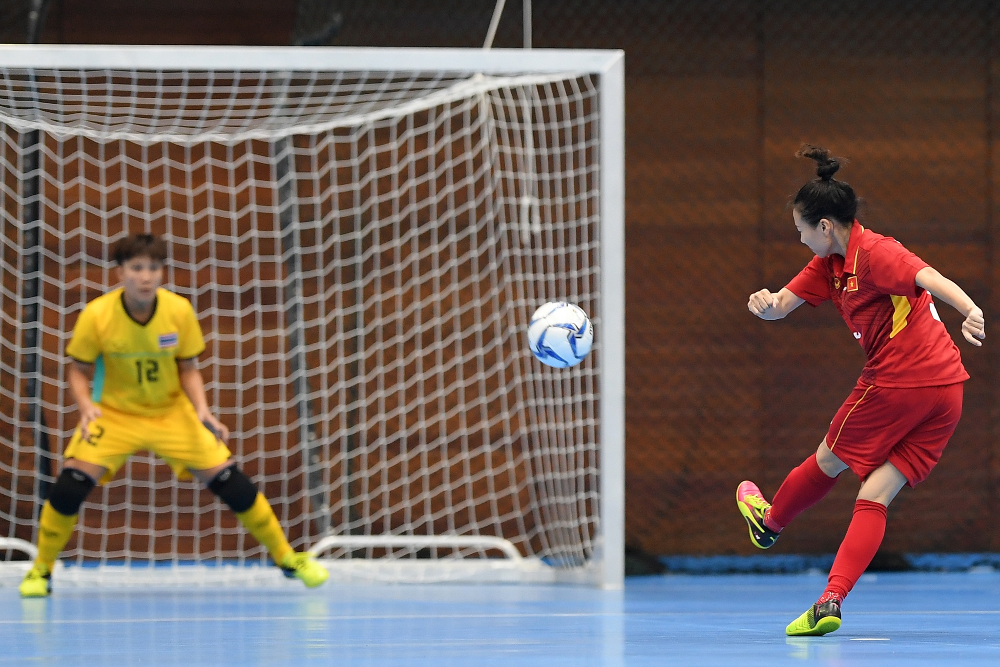 futsal nu Viet Nam thua Thai Lan anh 4