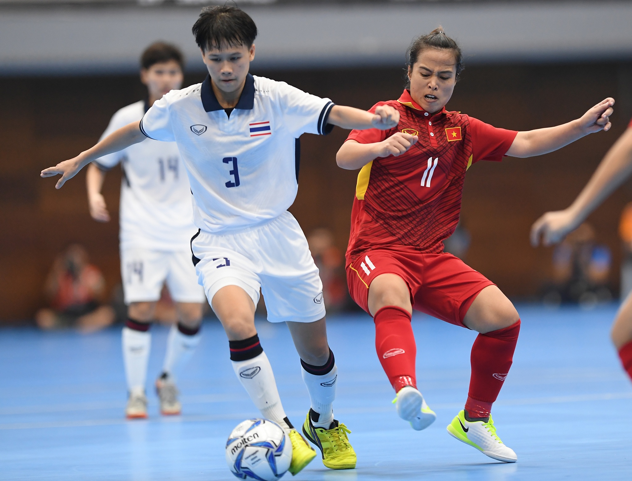 futsal nu Viet Nam thua Thai Lan anh 3