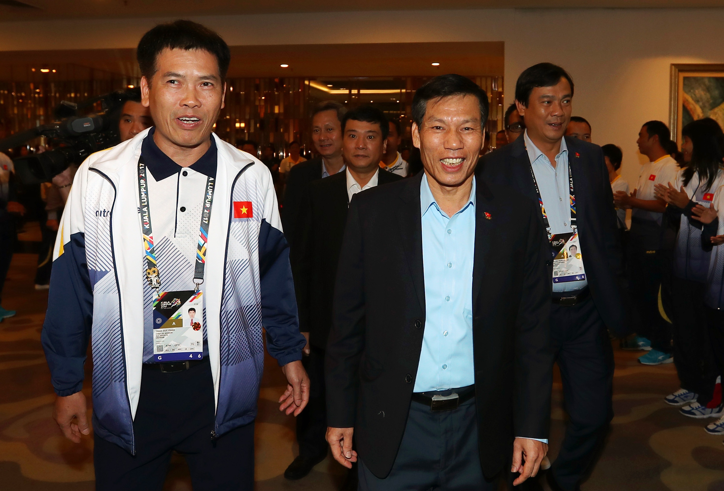 Bo truong Thien tham vdv du SEA Games anh 1