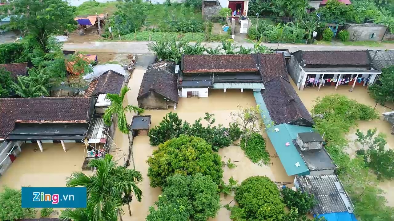 Lang ven de o Thanh Hoa chim trong bien nuoc hinh anh