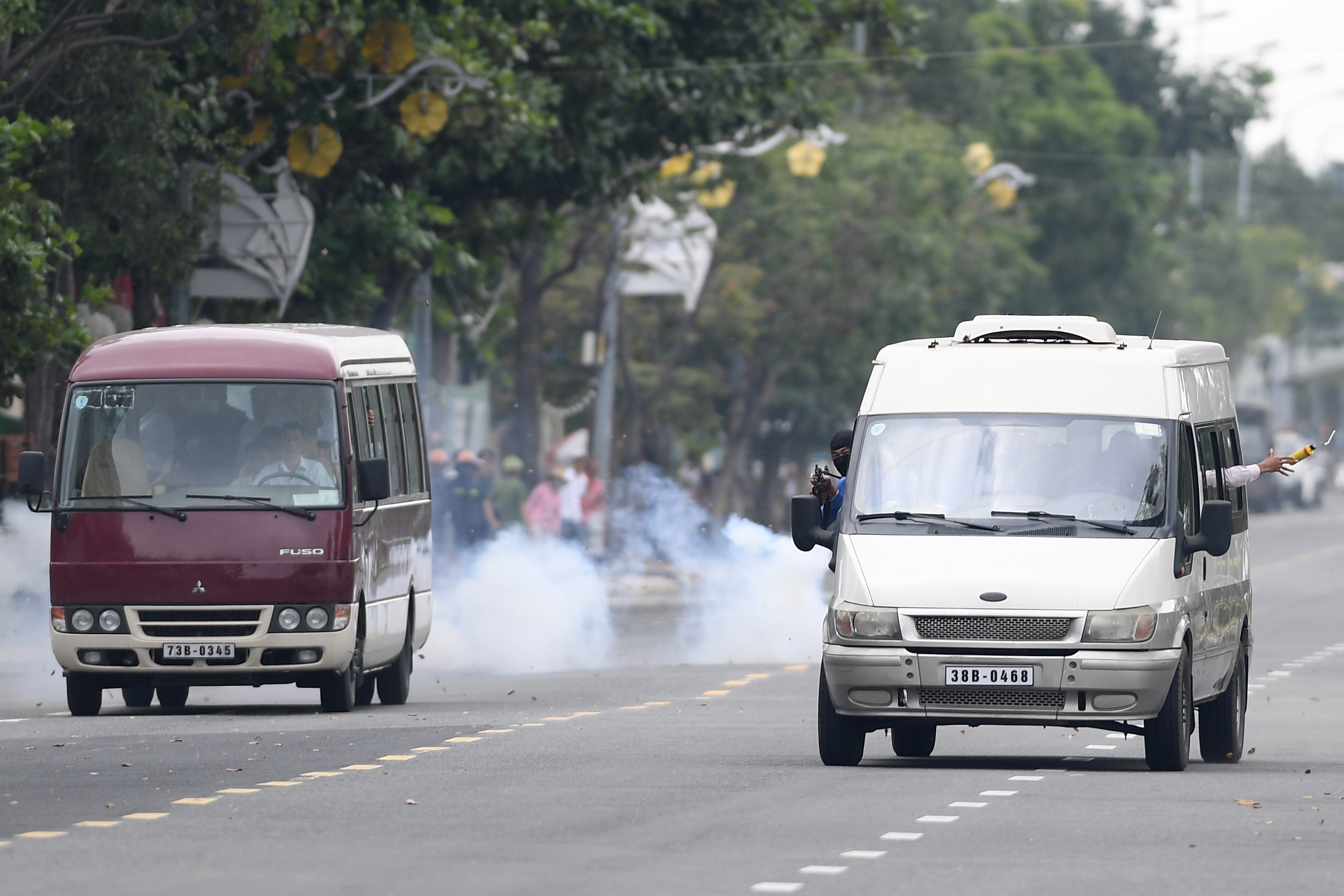 dien tap phong chong khung bo tren song Han anh 1