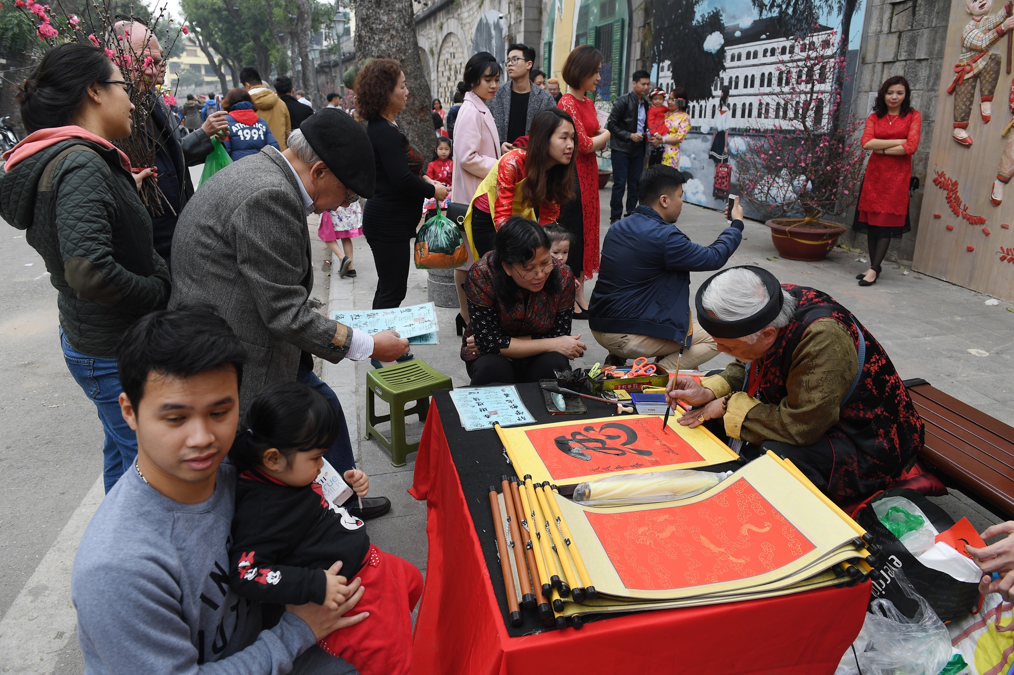 Ha Noi chieu 30 Tet anh 12