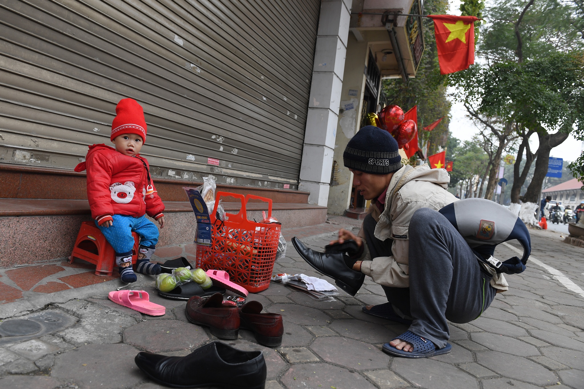 Ha Noi chieu 30 Tet anh 7