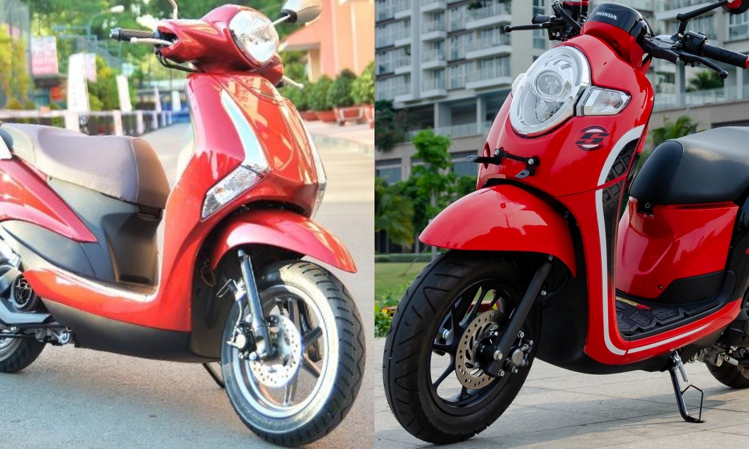Mua xe tay ga nu voi 40 trieu - chon Yamaha Latte hay Honda Scoopy? hinh anh