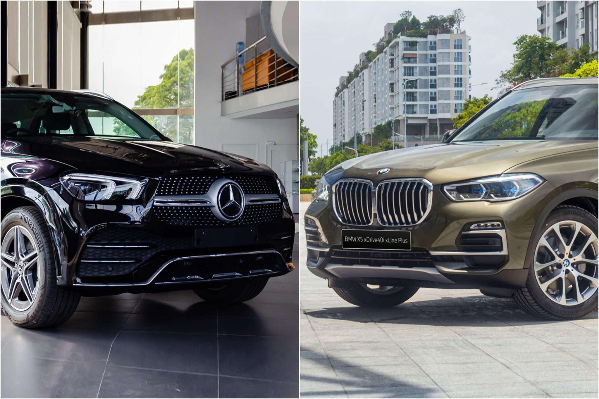 Chon Mercedes-Benz GLE hay BMW X5 khi mua SUV 7 cho hang sang? hinh anh