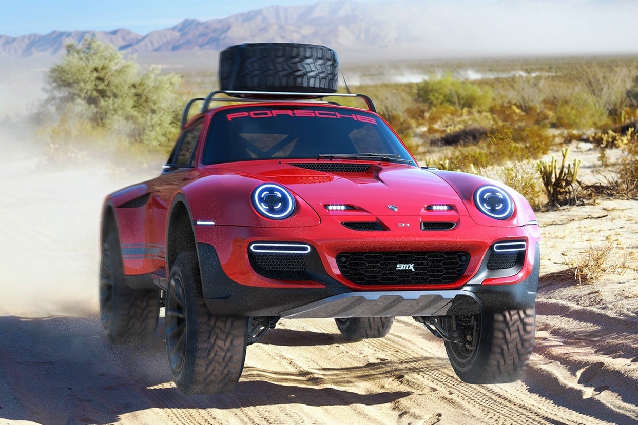 Porsche 911 Turbo bien thanh xe offroad hinh anh