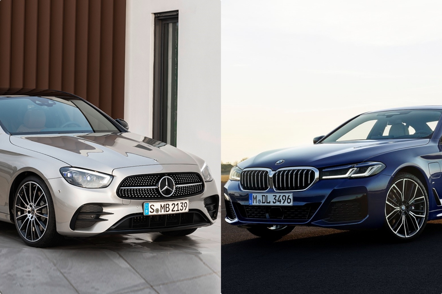Mercedes-Benz E-Class va BMW 5-Series - cuoc chien sedan hang sang hinh anh