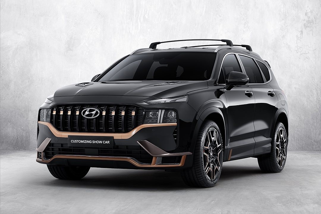 Hyundai Santa Fe 2021 ham ho voi goi nang cap N-Performance hinh anh