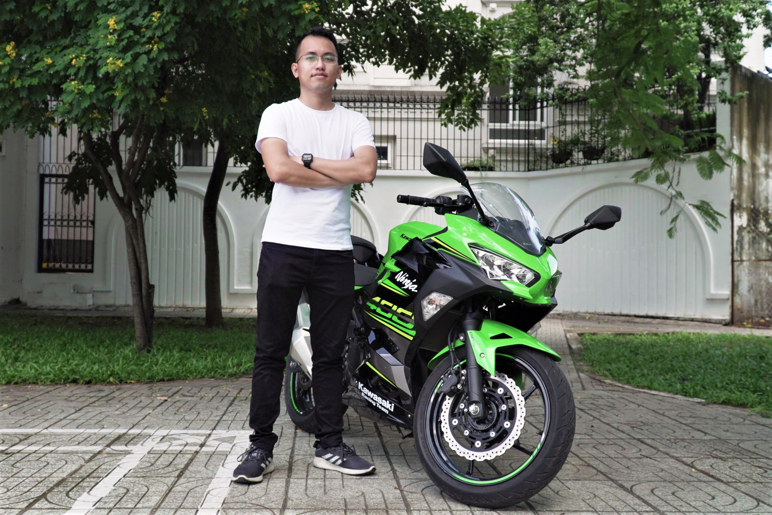 Danh gia sportbike gia 150 trieu Kawasaki Ninja 400 hinh anh