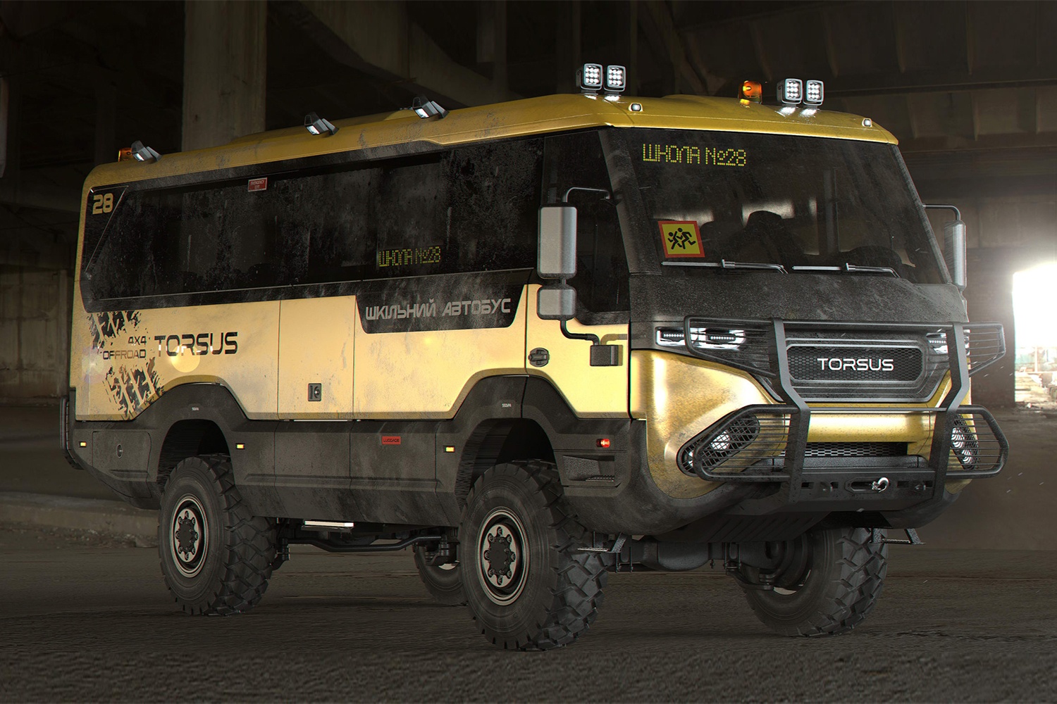 Xe buyt dia hinh cho hoc sinh co gia 430.500 USD hinh anh