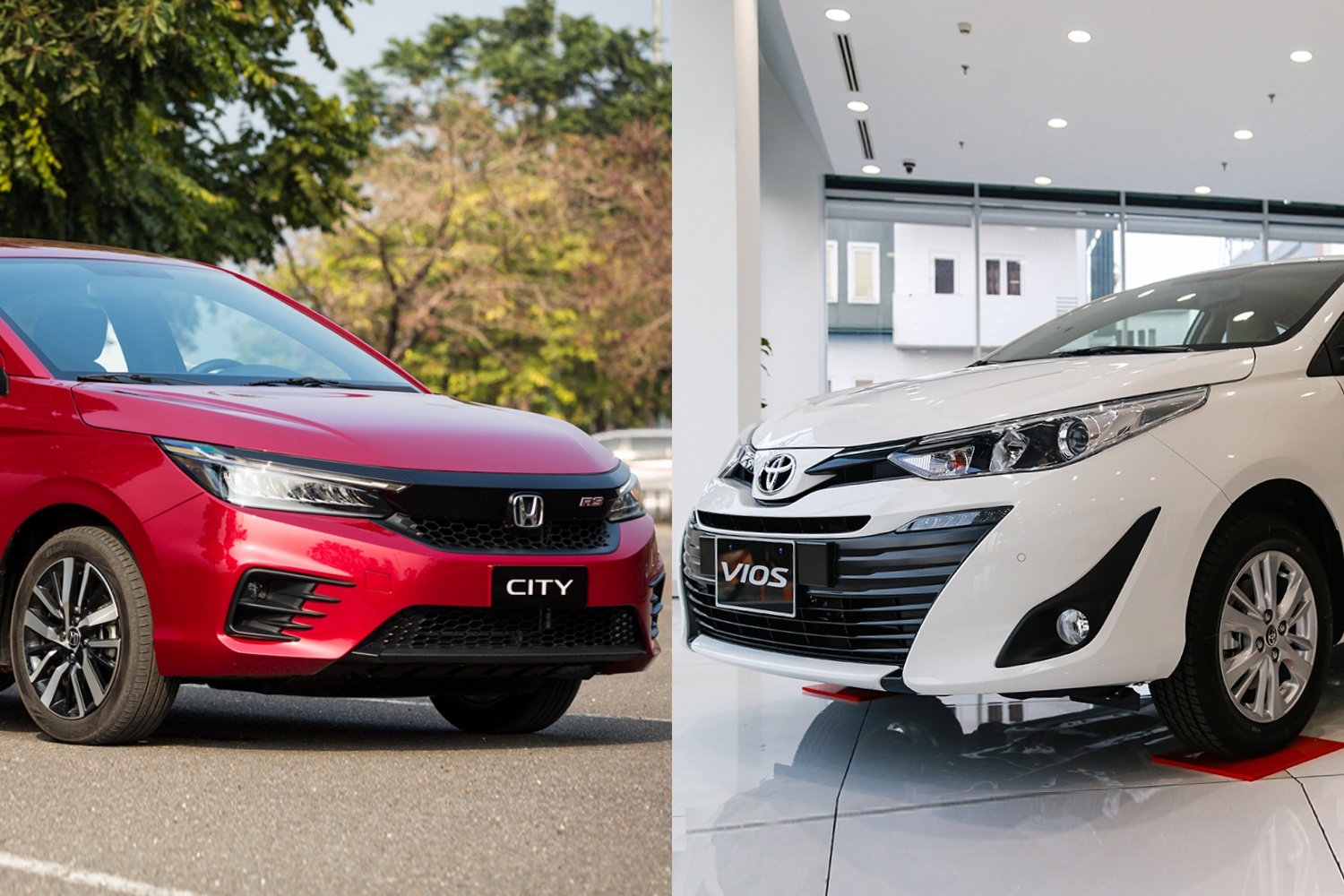 Sedan Nhat Ban tam 600 trieu dong, chon Honda City hay Toyota Vios? hinh anh