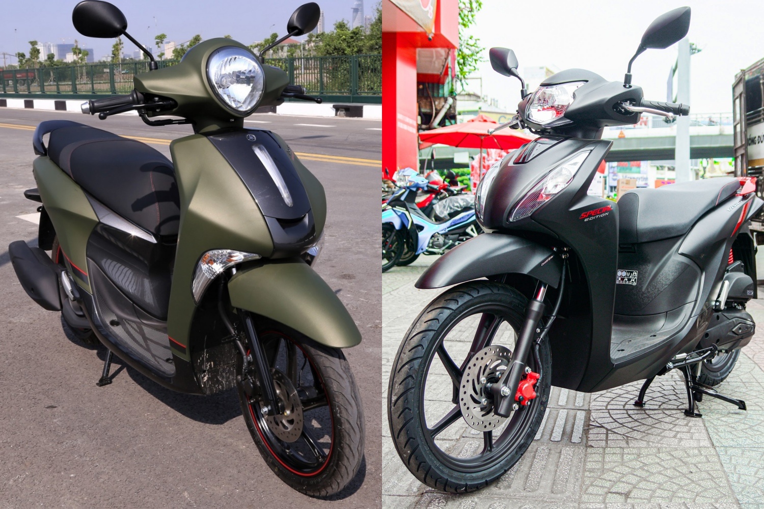 So sanh Honda Vision Ca tinh va Yamaha Janus hinh anh