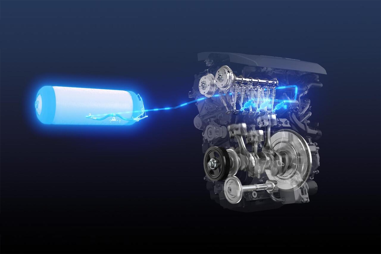Toyota che tao dong co dot trong hut khi hydro hinh anh