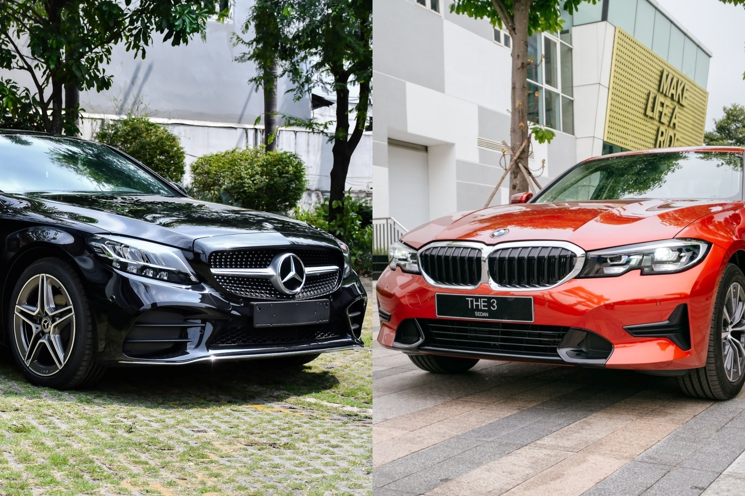 Duoi 2 ty dong, chon Mercedes-Benz C 180 AMG hay BMW 320i Sport Line? hinh anh