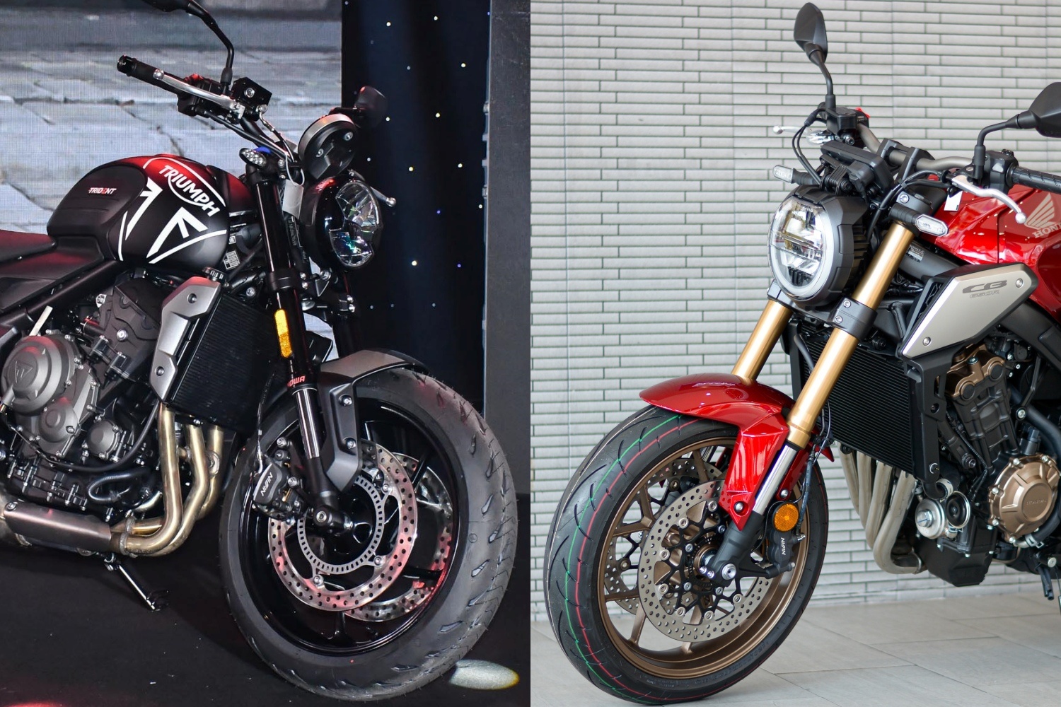 Nakedbike gia 250 trieu, chon Triumph Trident 660 hay Honda CB650R? hinh anh