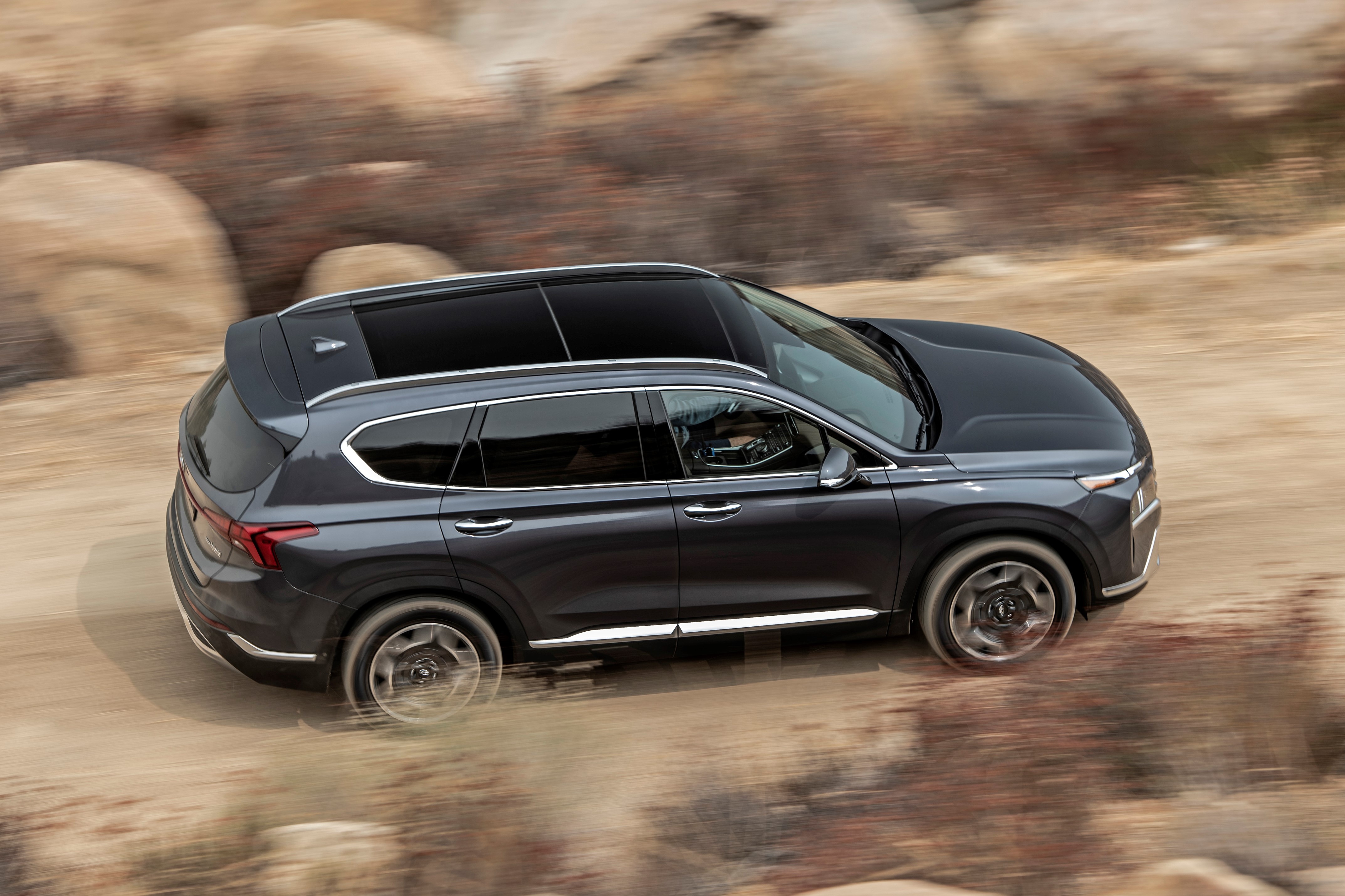 Hyundai Santa Fe 2021 ra mắt ảnh 3 Hyundai Santa Fe 2021 ra mat anh 3