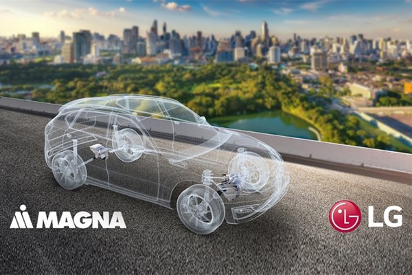 Apple Car co the duoc san xuat boi lien doanh cua LG va Magna hinh anh