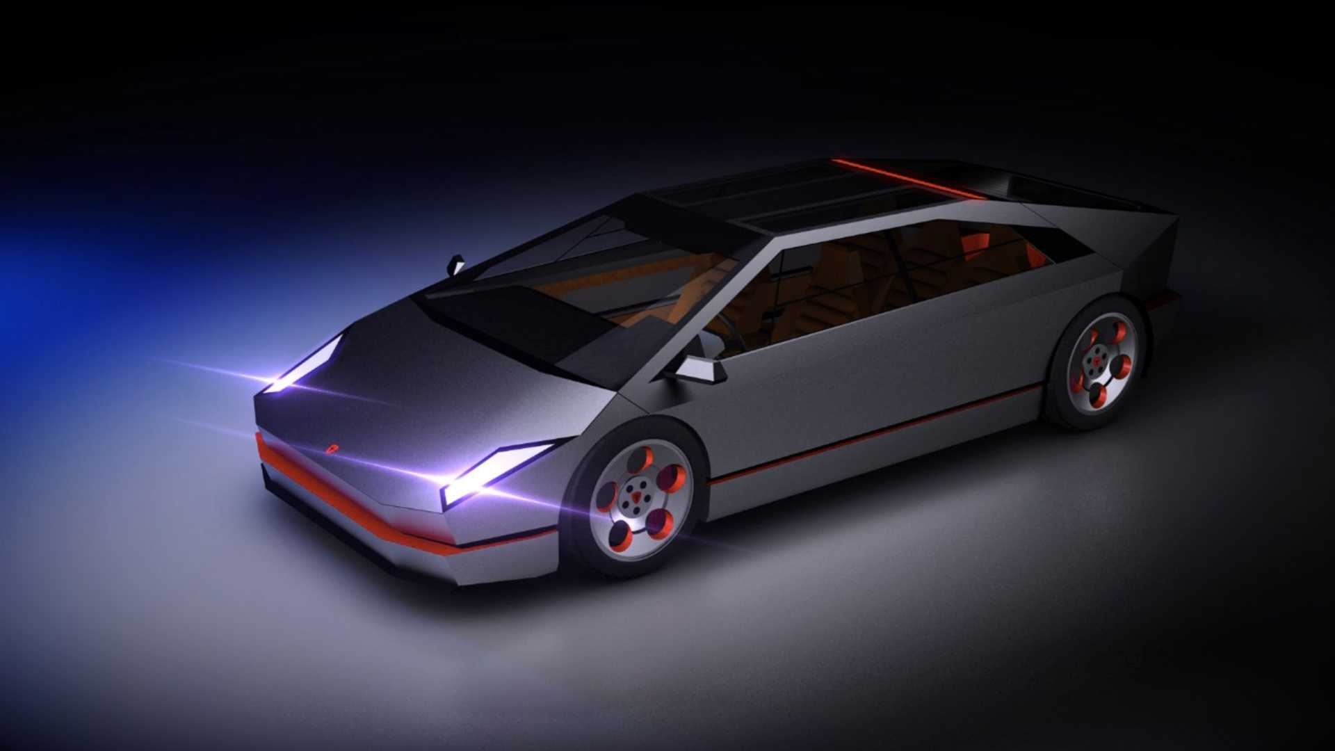 Tesla Cybercoupe lay cam hung tu Cybertruck anh 1