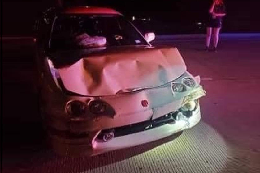 Chiec xe Honda gap tai nan ngay truoc khi den tay chu moi hinh anh