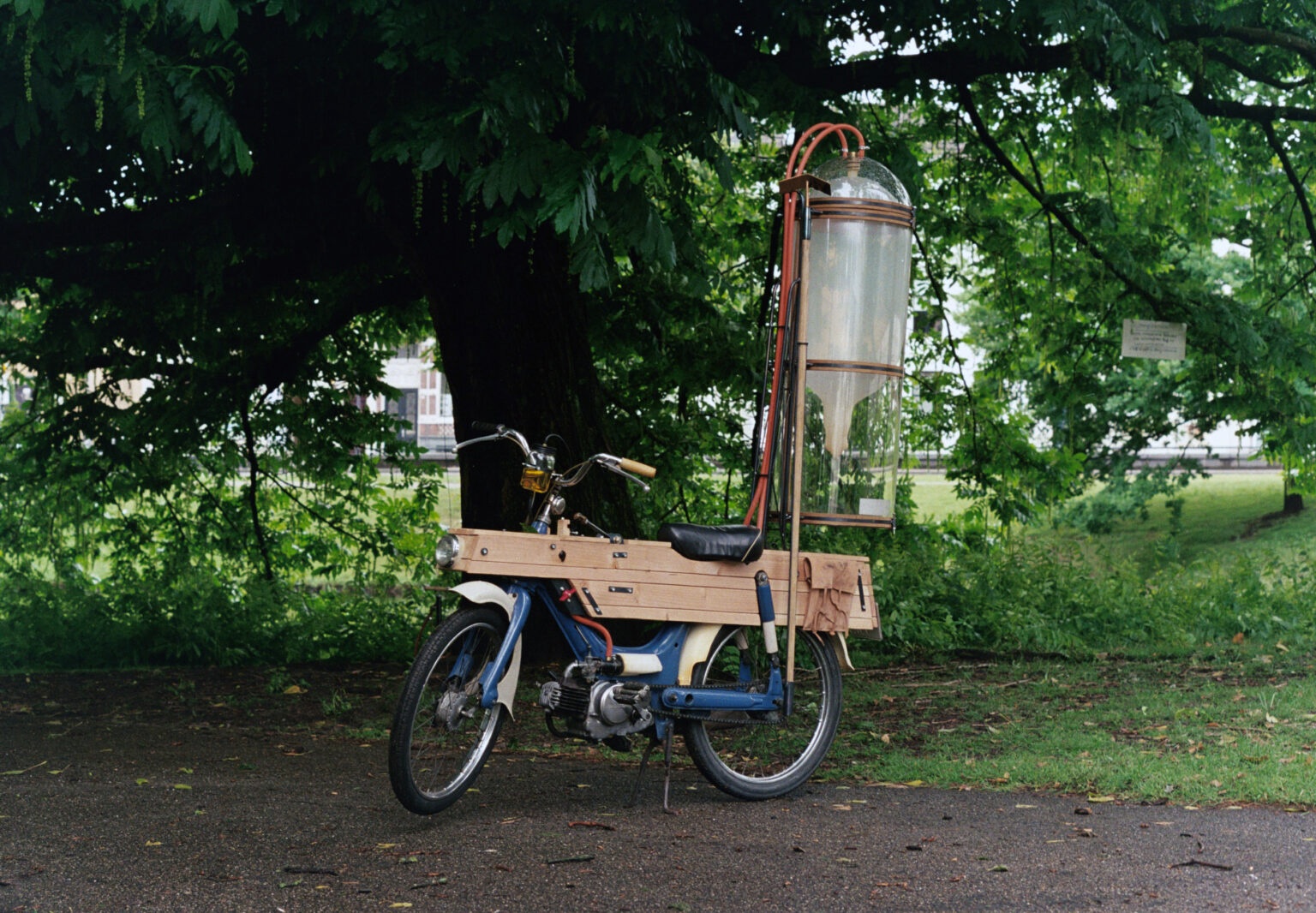 Xe máy chạy bằng khí mê tan ảnh 1 Xe may chay bang khi me tan anh 1