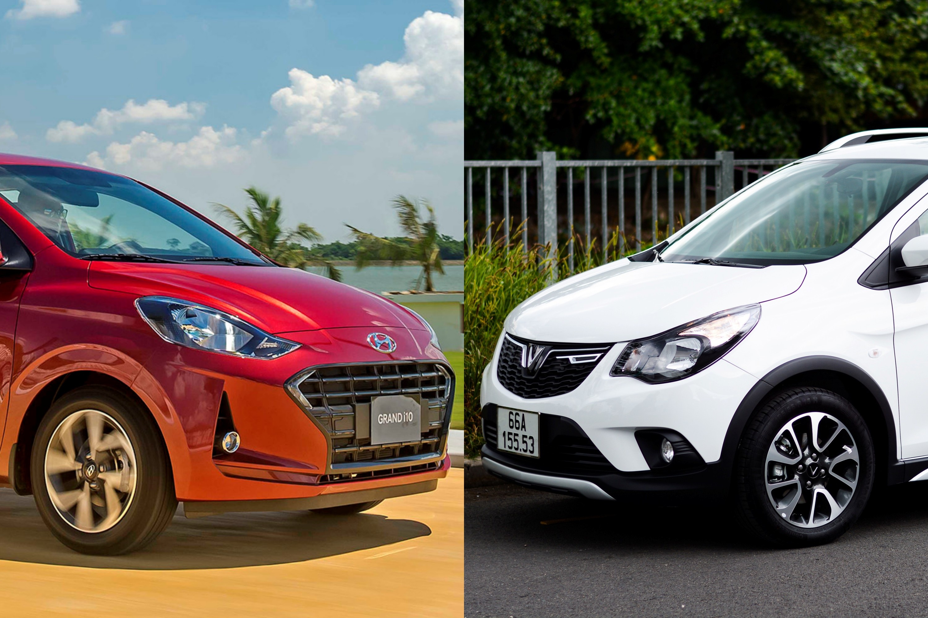 Man doi dau hap dan giua Hyundai Grand i10 2021 va VinFast Fadil hinh anh