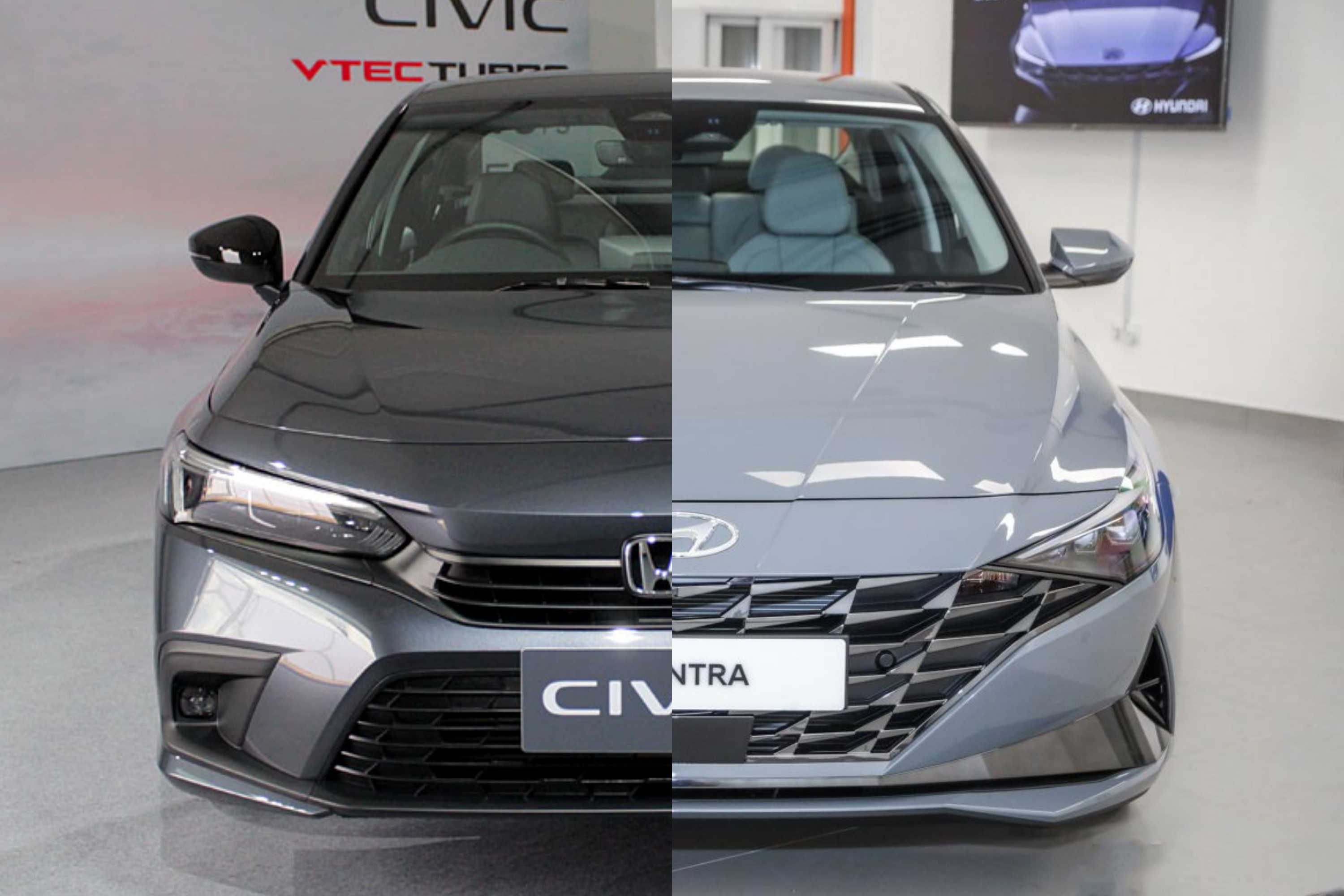 Cuoc chien sedan co trung giua Honda Civic 2022 va Hyundai Elantra moi hinh anh