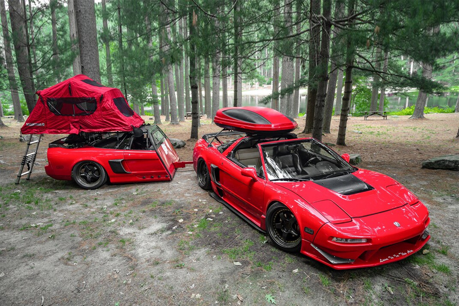 Acura NSX duoc nang cap thanh xe da ngoai voi leu di dong hinh anh