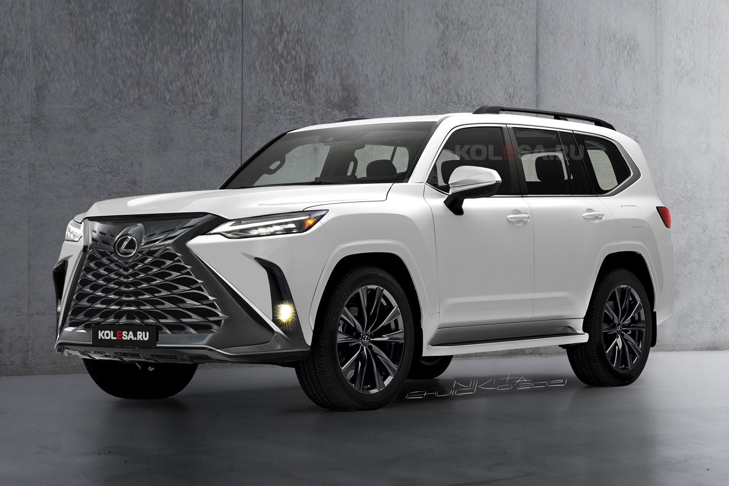 Hinh anh thiet ke cua Lexus LX the he moi hinh anh