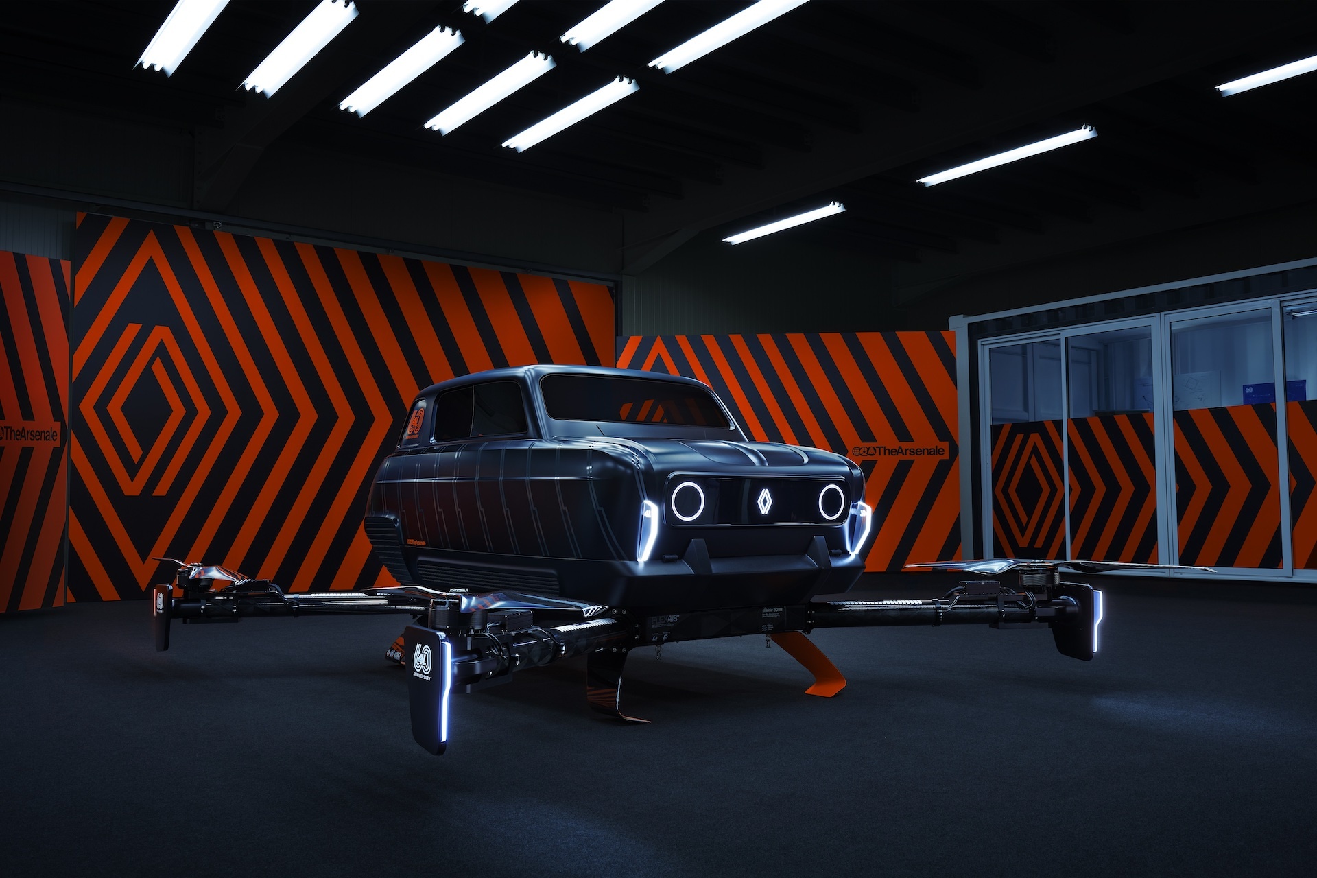 Renault Air4 Concept - mau xe bay ket hop giua oto va drone hinh anh