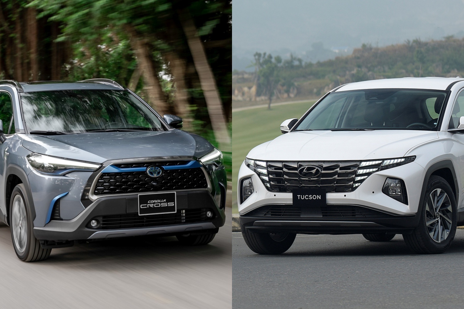 chọn Toyota Corolla Cross hay Hyundai Tucson ảnh 1 chon Toyota Corolla Cross hay Hyundai Tucson anh 1