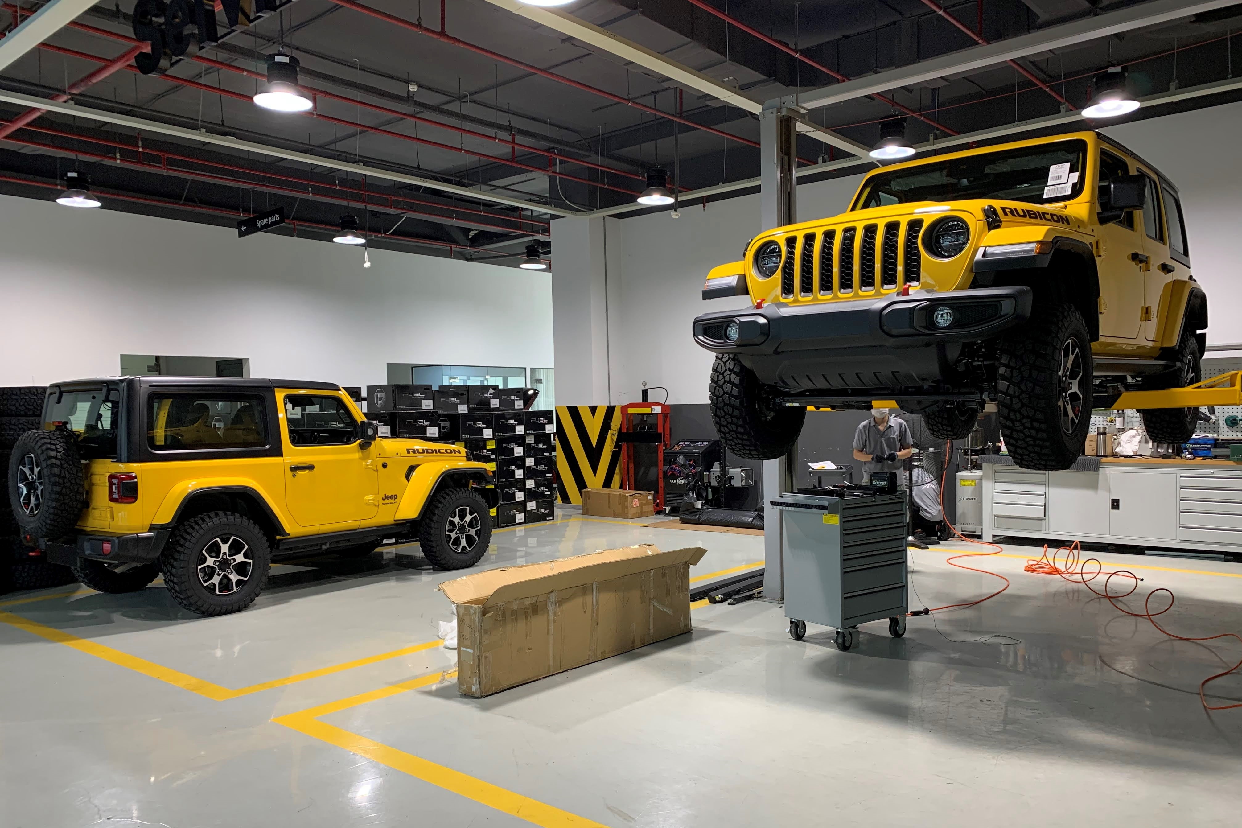 cham oto truoc Tet anh 1