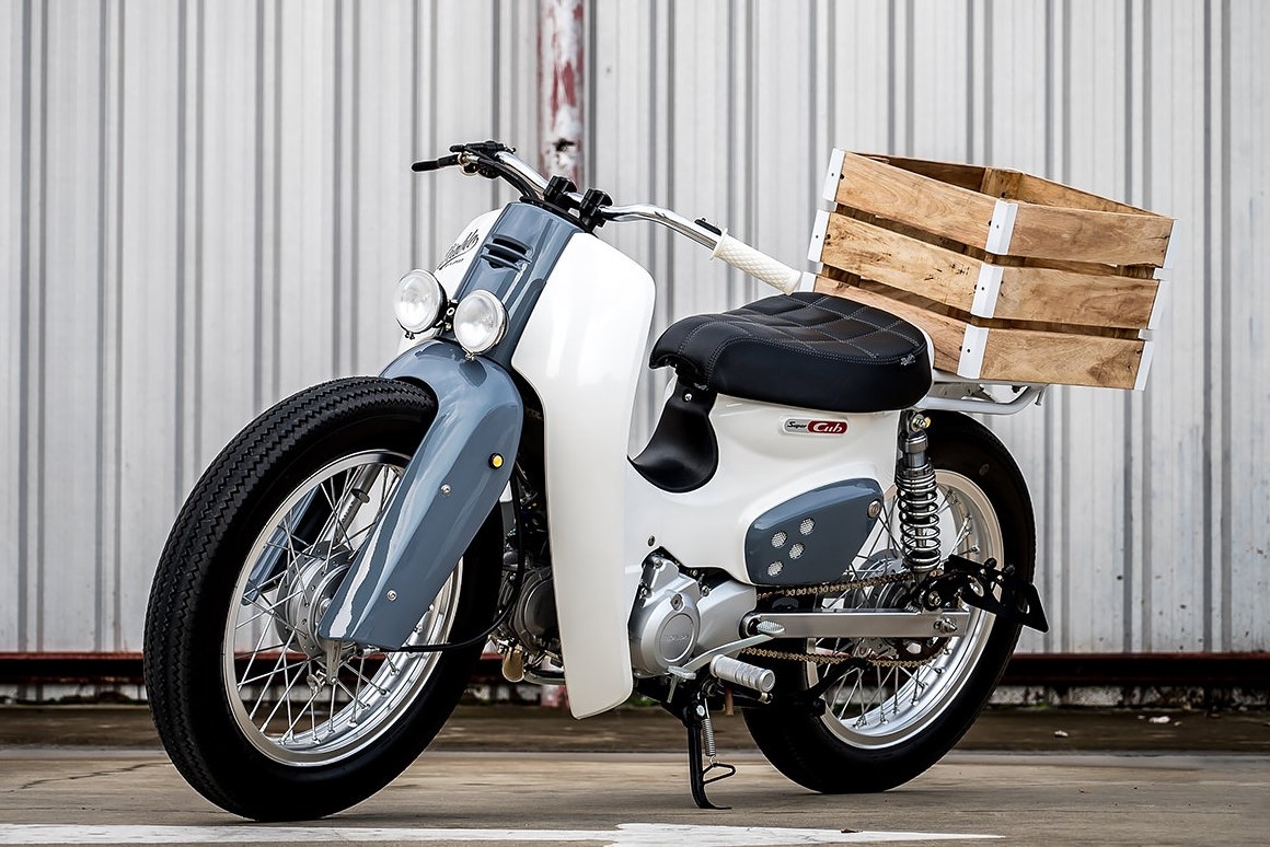 Ban do Honda Super Cub lay cam hung tu xe van giao hang hinh anh