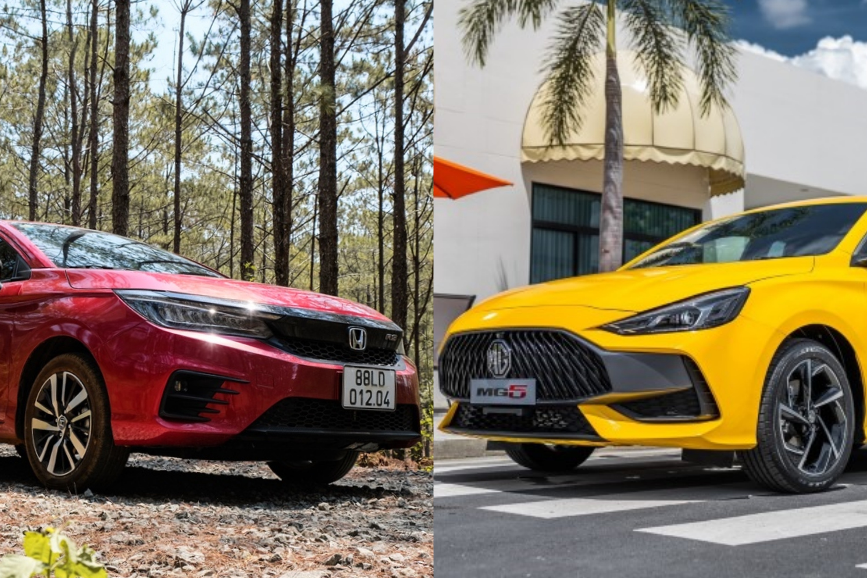 Tam 600 trieu dong, chon Honda City hay MG5? hinh anh