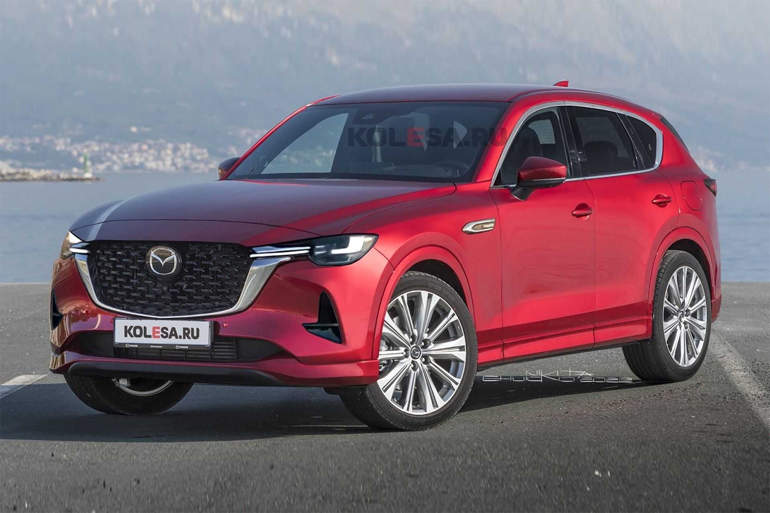 Xem truoc ban dung thiet ke Mazda CX-60 sap ra mat hinh anh