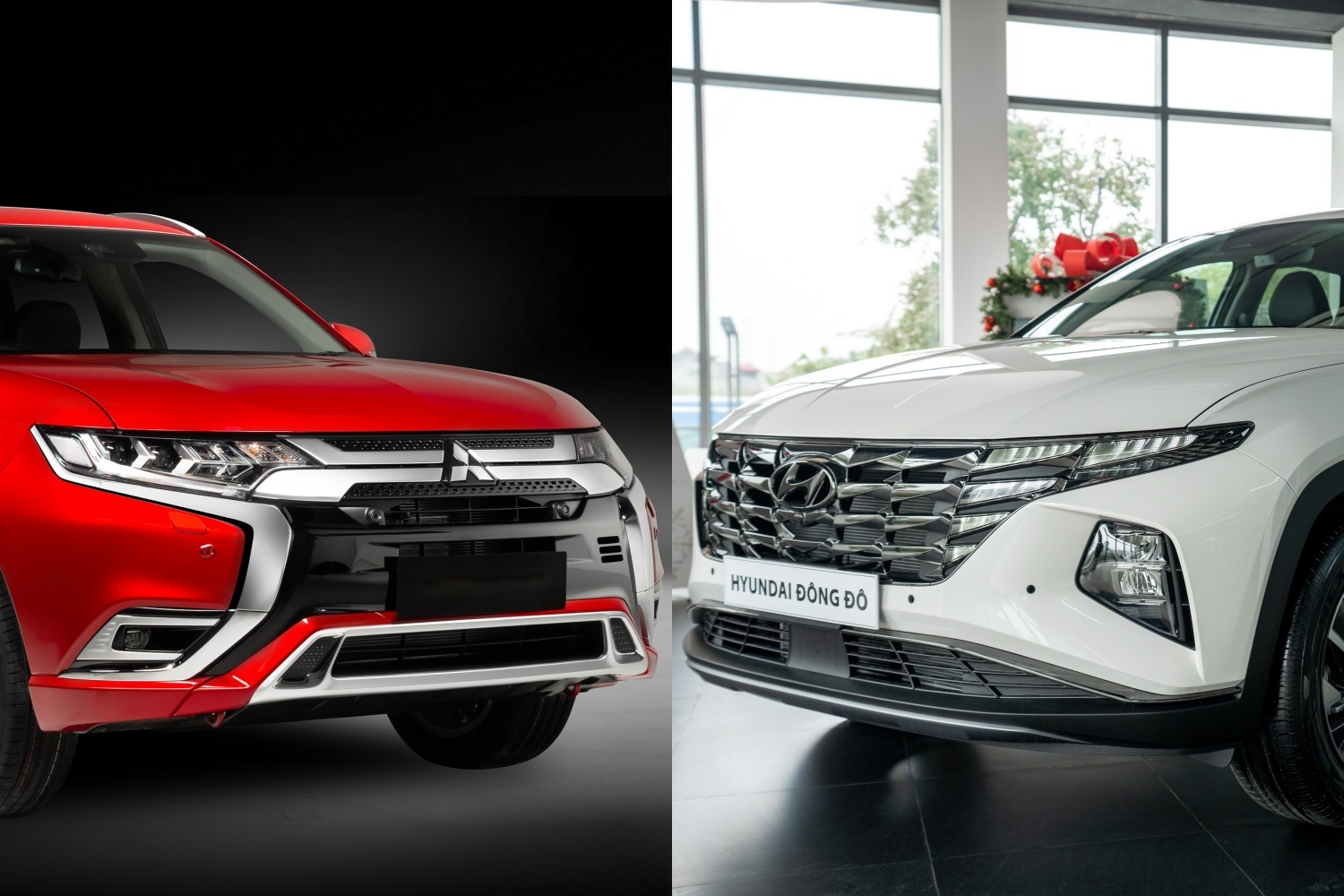 Chon Mitsubishi Outlander hay Hyundai Tucson o tam gia 900 trieu dong? hinh anh