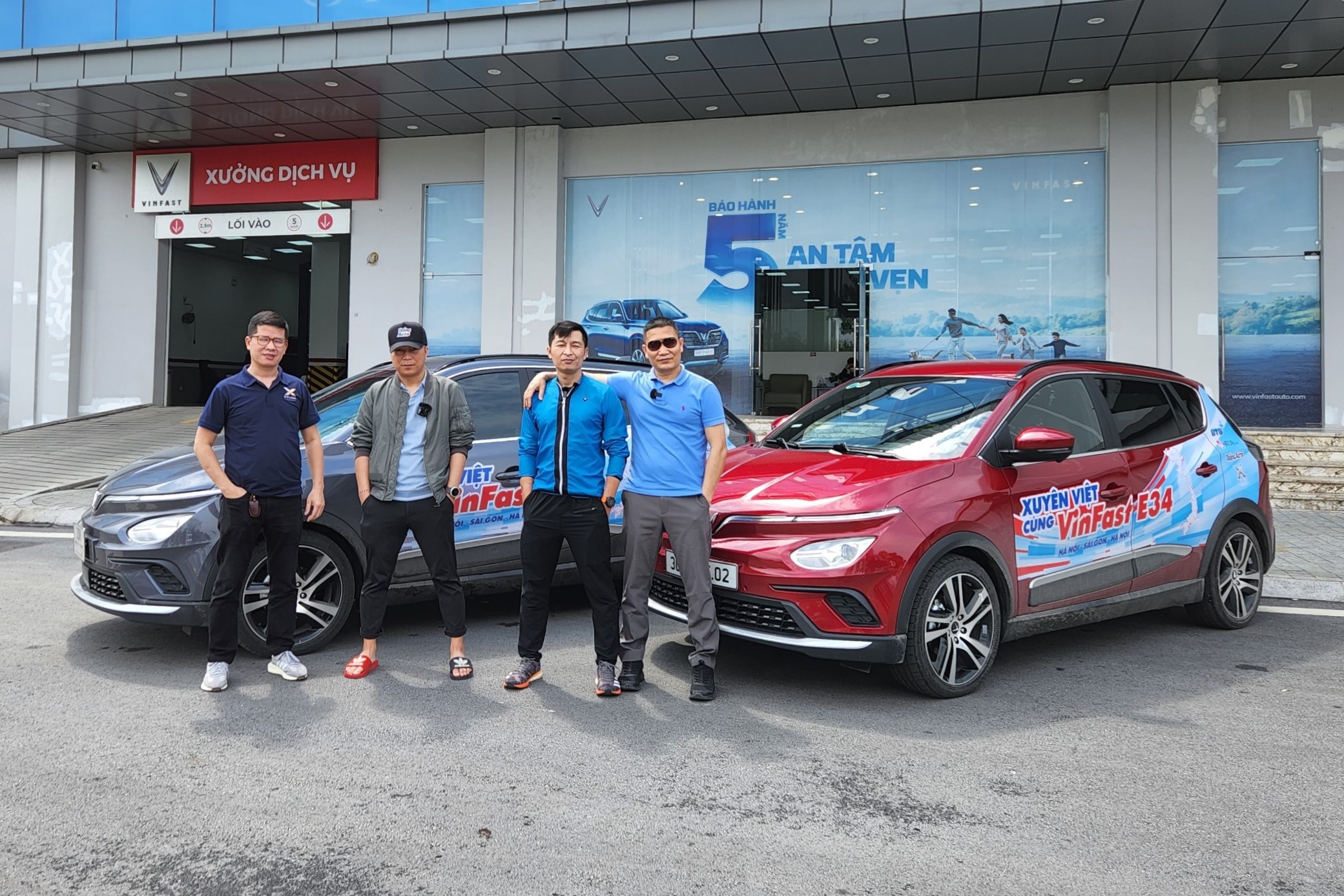Hanh trinh xuyen Viet thu thach kha nang cua xe dien VinFast VF e34 hinh anh