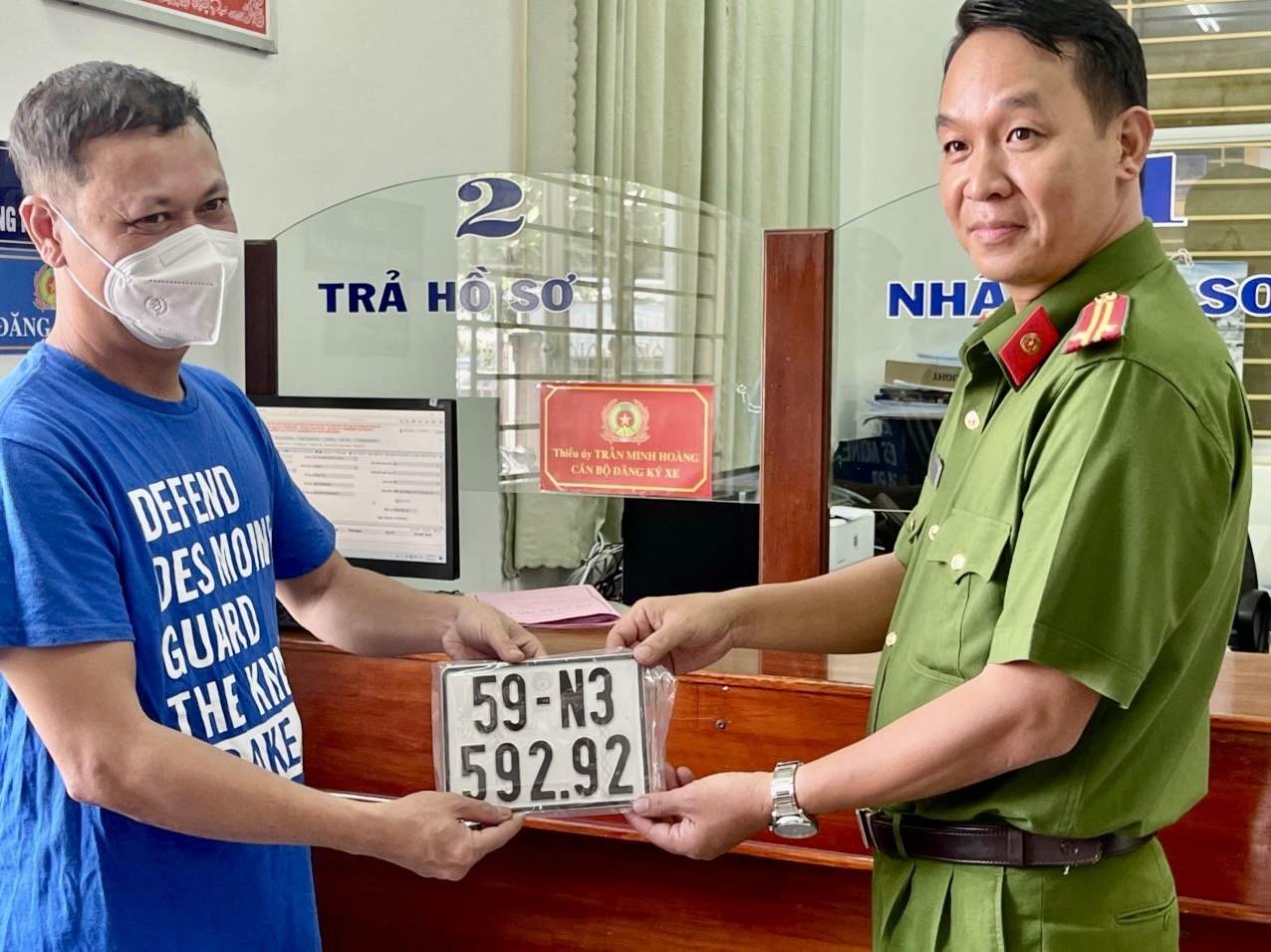 thủ tục đổi biển số xe  ảnh 2 thu tuc doi bien so xe anh 2