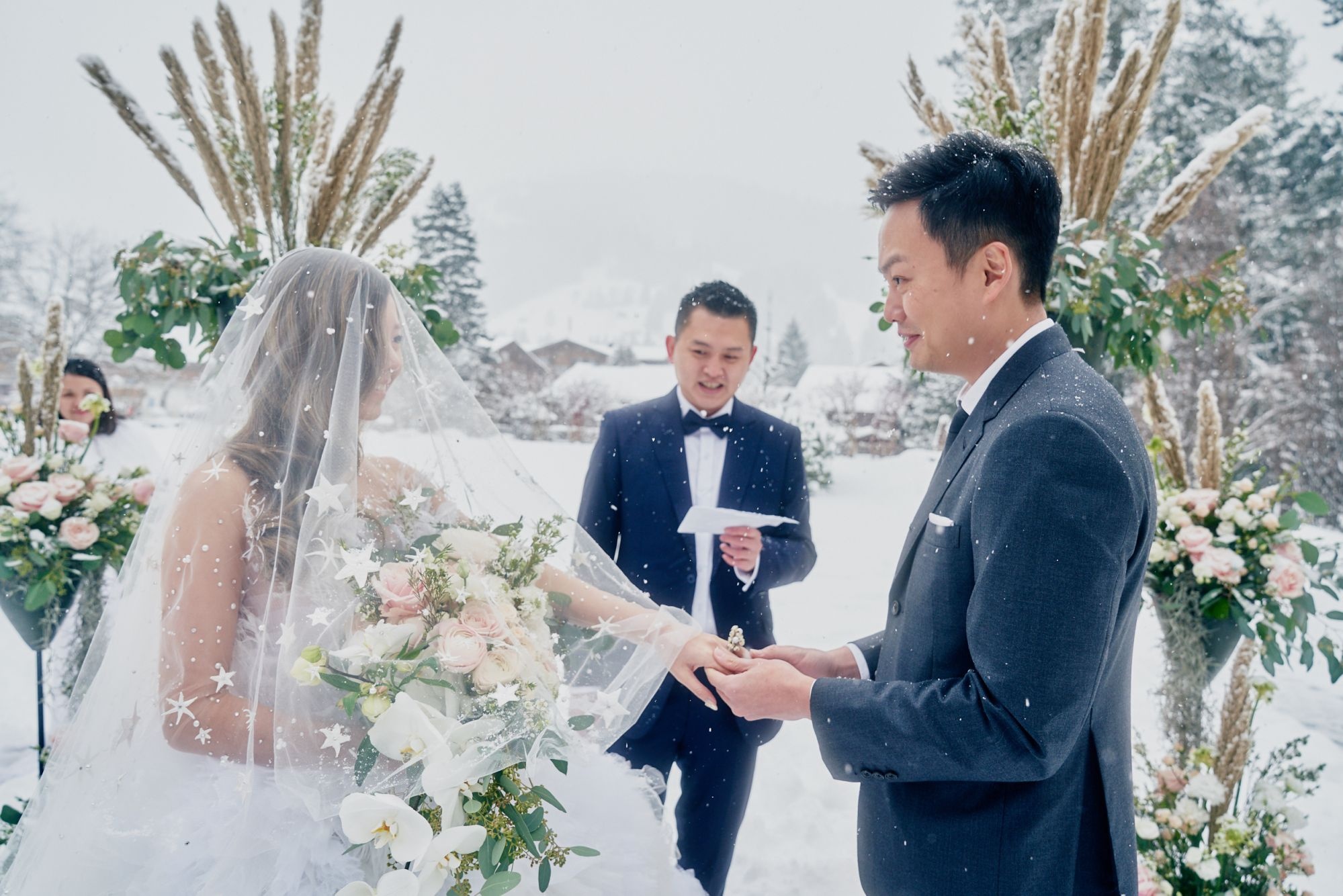 dam cuoi xa hoa cua gioi sieu giau Singapore anh 5