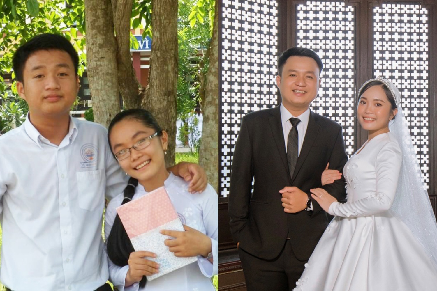 Cai ket dep cua cap vo chong yeu nhau hon thap ky hinh anh