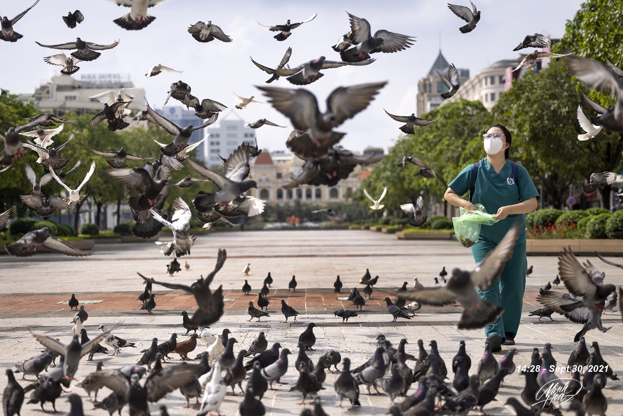 pho di bo Nguyen Hue khong nguoi anh 1