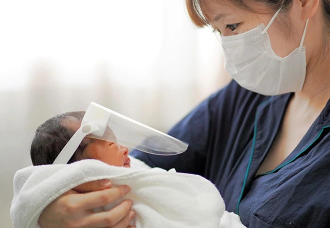 ty le sinh o Nhat Ban anh 1